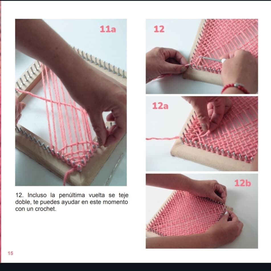 🧶 Pack “Comienzo Tejiendo el 2026” 7 Revistas Digitales + Videos Explicativos para Telar María, Cuadrado y Mapuche - Imagen 36